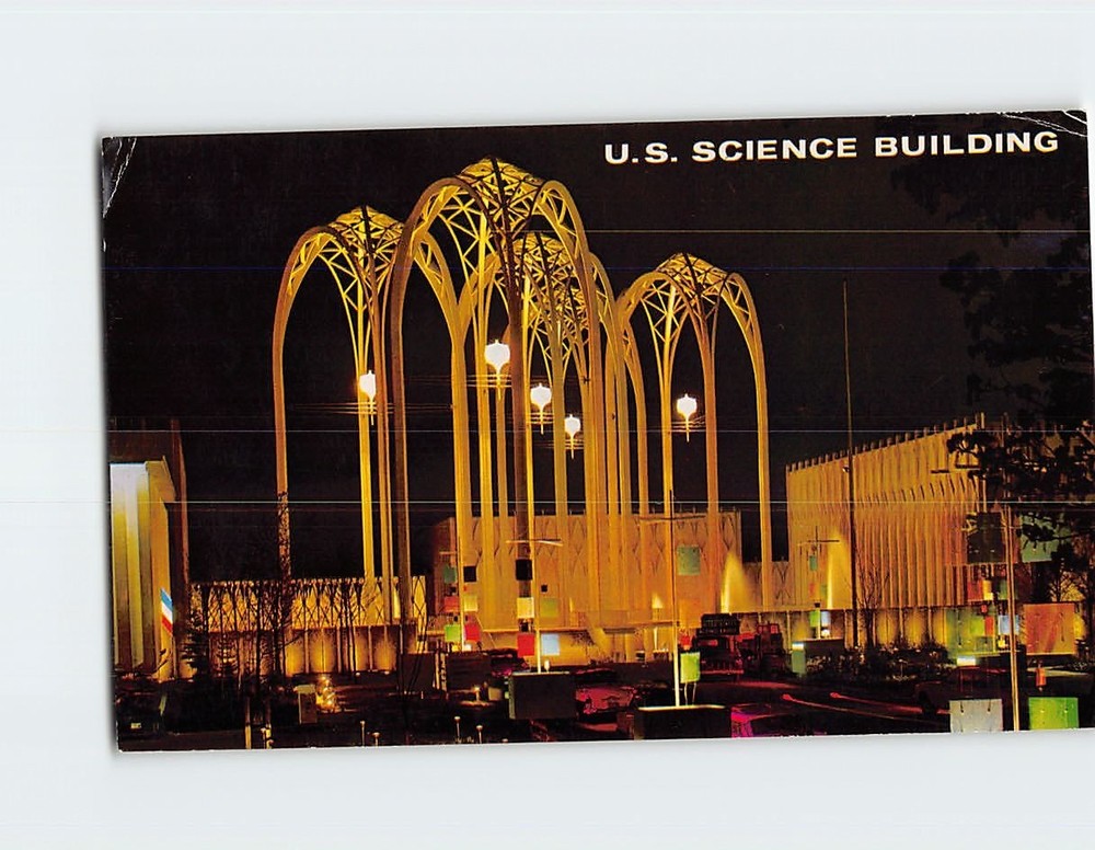 Postcard US Science Building Seattle World's Fair Washington USA