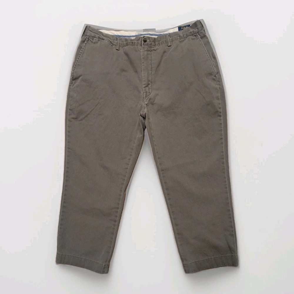 Polo Ralph Lauren Polo Chino Classic Fit Gray Pants Men 42x30 (~40x27 Actual)