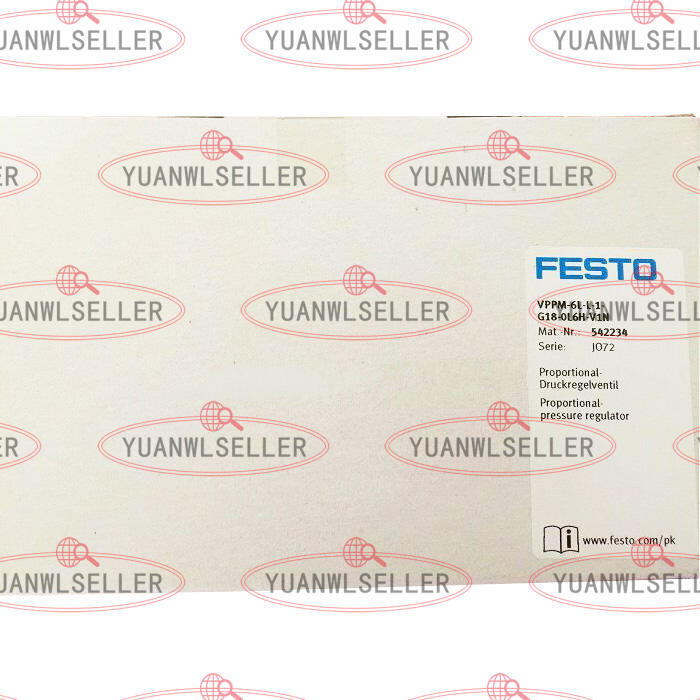ONE New FESTO VPPM-6L-L-1-G18-0L6H-V1N 542234 proportional pressure regulator