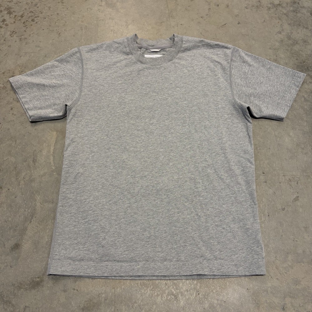 Reigning Champ Mid-Weight Jersey OG Classic T-Shirt Gray Basic Casual Size Small