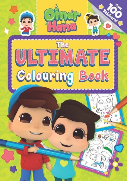 Omar & Hana The Ultimate Colouring Book, Like New Used, Free shipping in the US