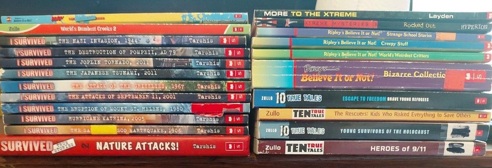 Lot Of 22 True Tales Real Life Stories I Survive Ripleys Believe It Or Not