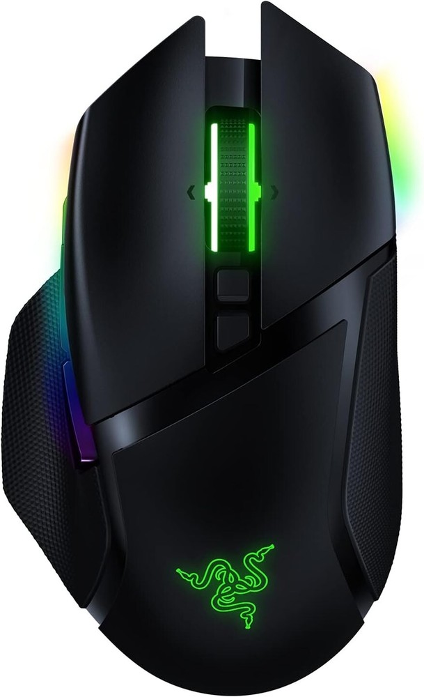 Razer Basilisk Ultimate Wireless Gaming Mouse Black 20K DPI Optical RGB Ergonomic HyperSpeed Performance