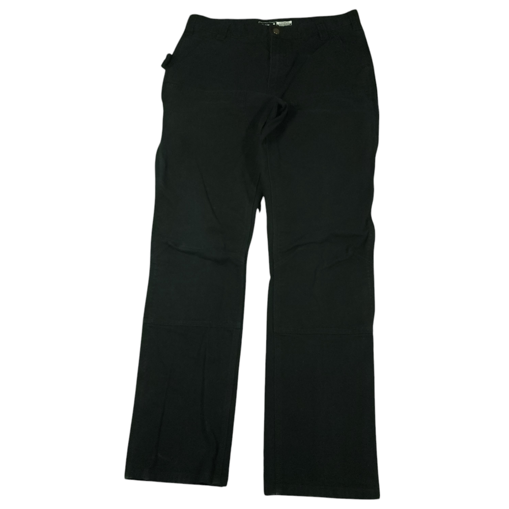 Carhartt Pants 36x34 Mens Straight Fit Double Knee Duck Canvas Rugged Flex Black