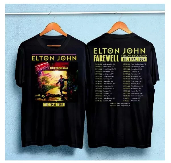 Elton John Yellow Brick Road Final Tour 2022 T-Shirt