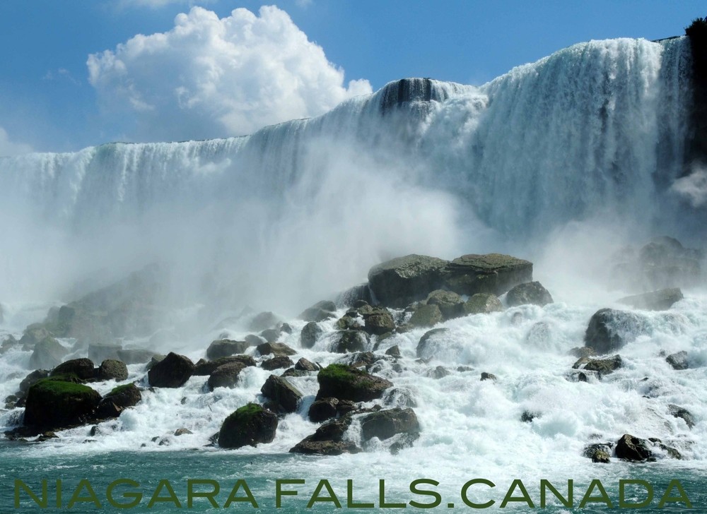 5877.Niagara falls.canada.water.rocks.travel.tourism.POSTER.Decoration.Graphic