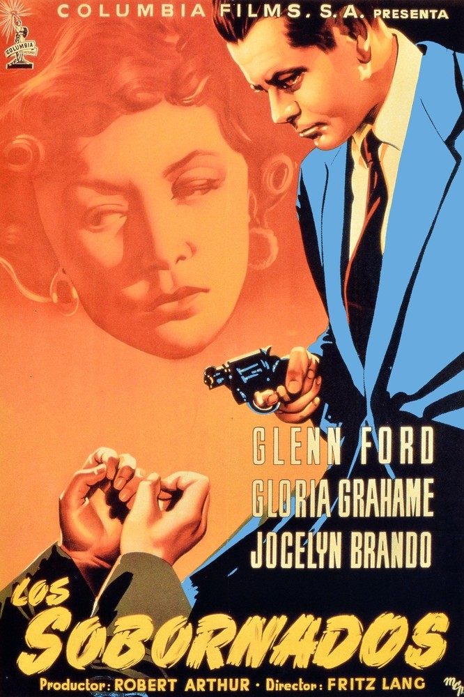 6133.Los sobornados.glenn.ford.lang.columbia.movie.POSTER.Decoration.Graphic art