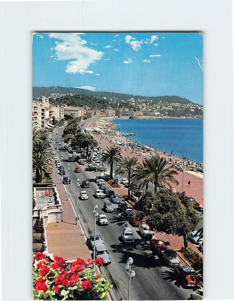 Postcard La Promenade des Anglais La Côte d Azur Nice France