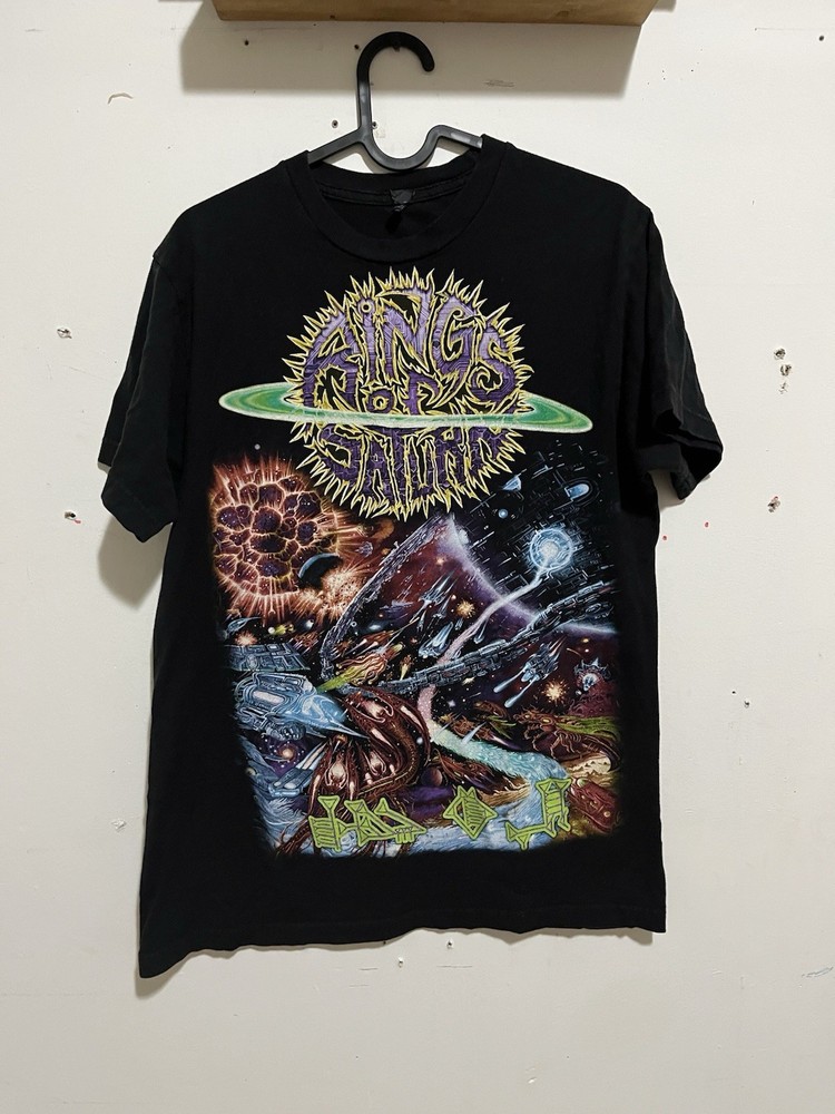 Rings Of Saturn Deathcore Band T Shirt Black Tultex Medium