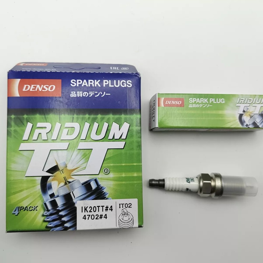 Denso IK20TT 4702 Iridium Spark Plug Set of 4 for Audi VW Jeep Subaru Chery