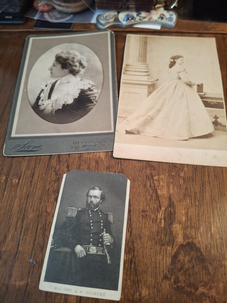 Old Photo Lot With Civil War General