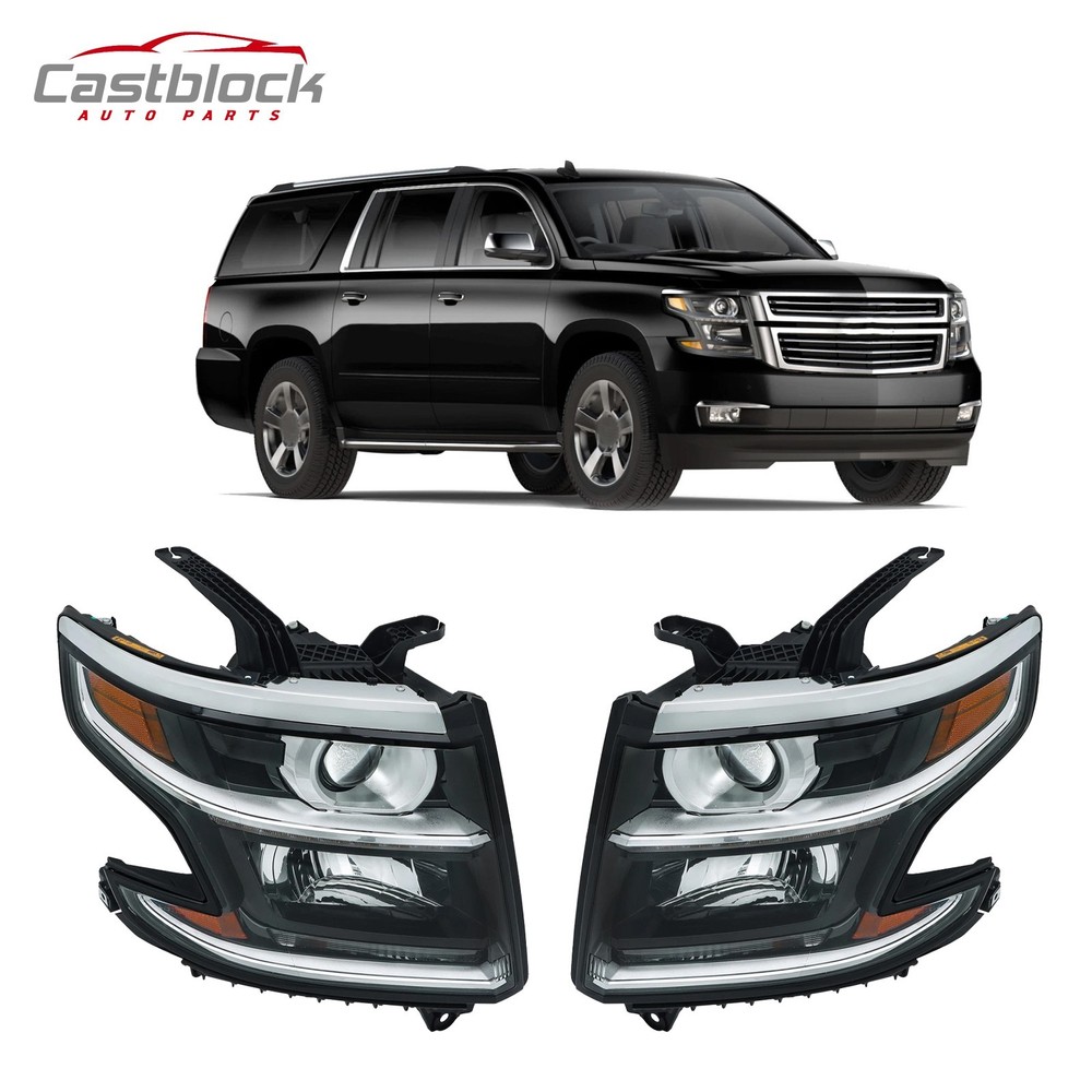 For 2015-2020 Chevrolet Tahoe HID Headlight Left+Right 84582598 84582597