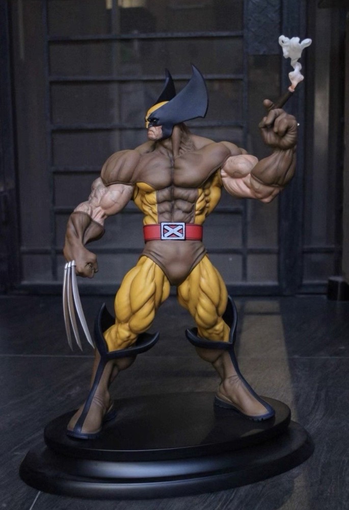 Custom WP Sosa Brown Wolverine 1/4 Scale Statue