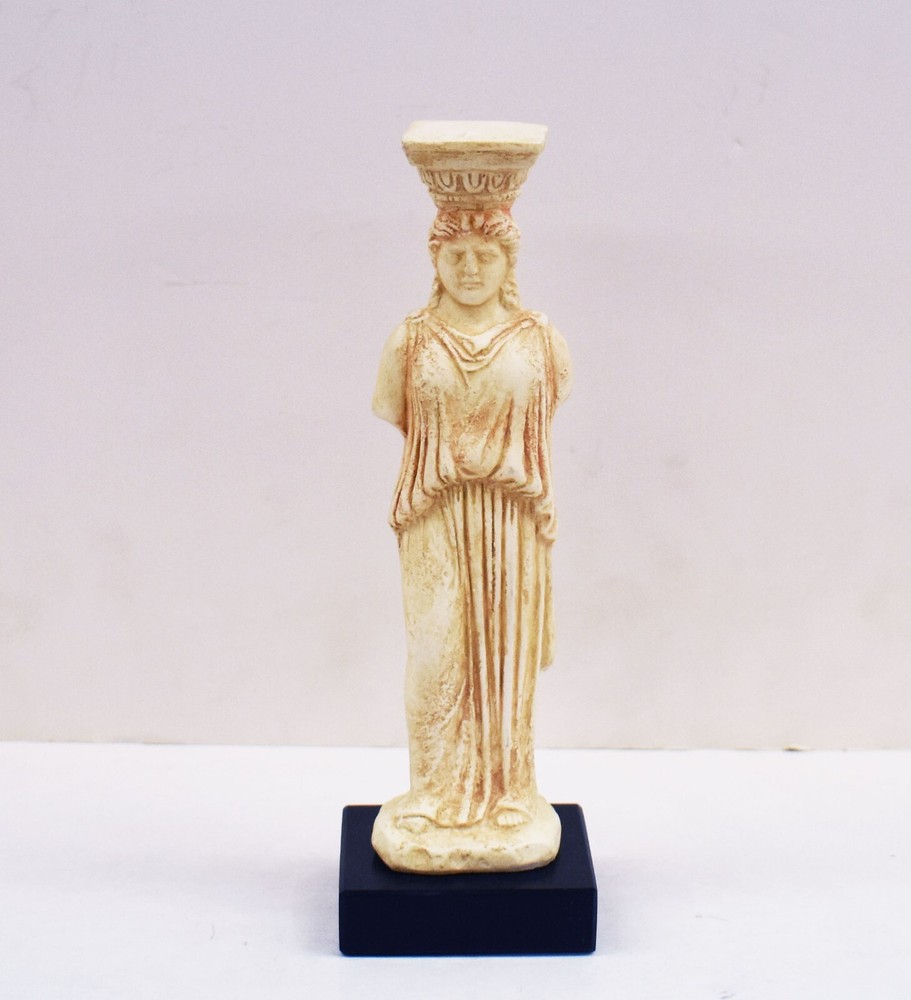 Erectheion caryatid sculpture - Acropolis Architecture - Maidens of Karyai -Kore