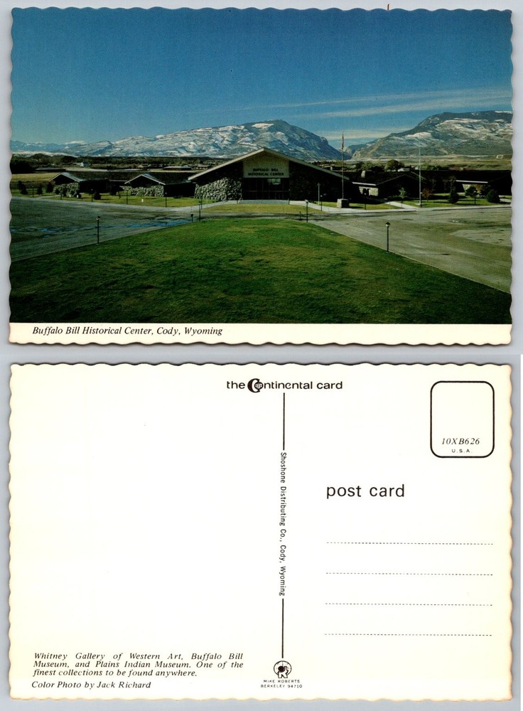 Buffalo Bill Historical Center Cody Wyoming Vintage Continental Postcard