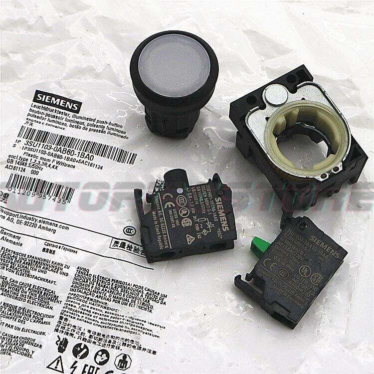 NEW SIEMENS 3SU1103-0AB60-1BA0 Illuminated Push Button SPOT STOCK FAST SHIPPING