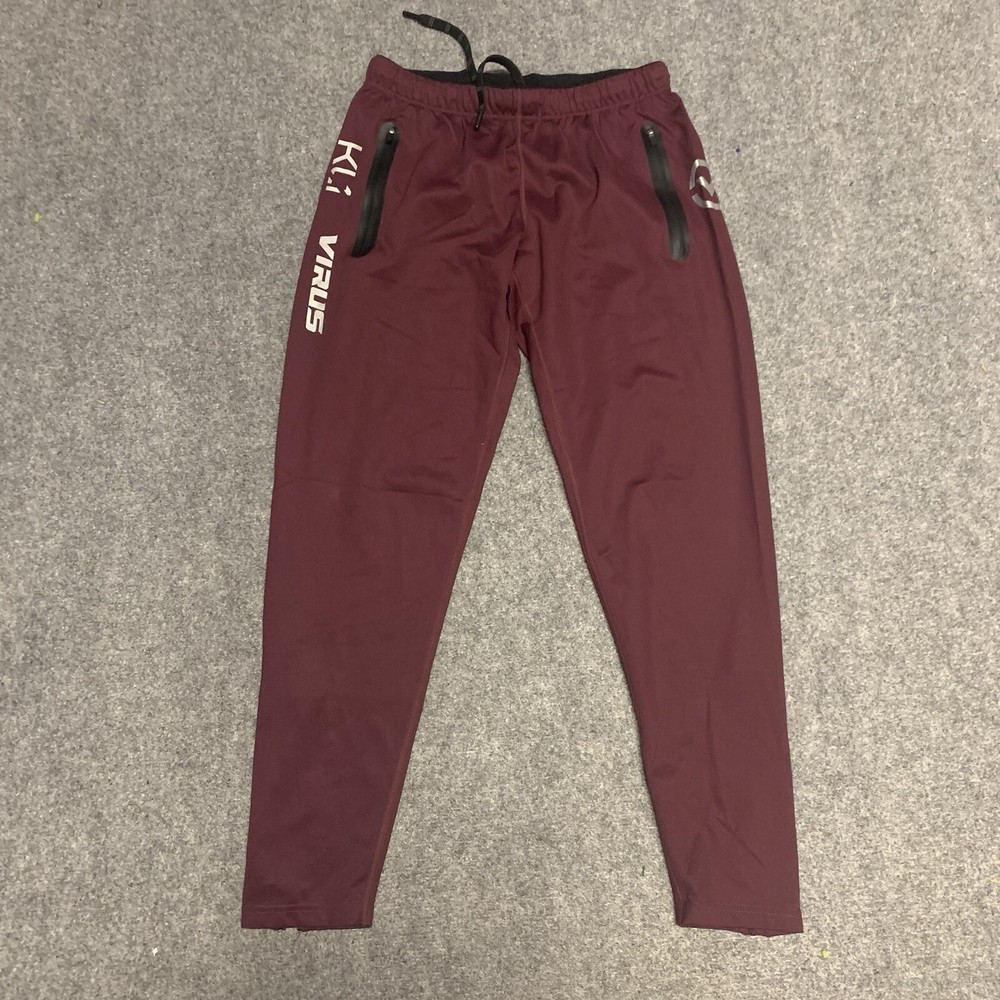 Virus IconX Joggers for Men - Small Size with Ankle Zips, Workout & Athleisure Pants