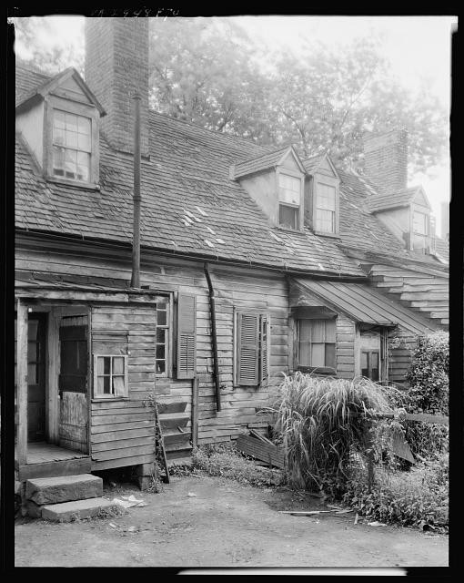 Fredericksburg Virginia Main Street Frame Houses 1930s Dormer Cottage