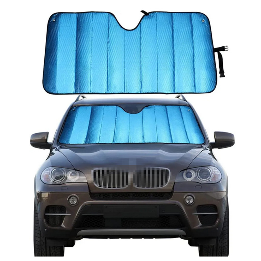 5-Layer Foldable Sun Shade Windshield Visor for Trucks, Vans, and Cars
