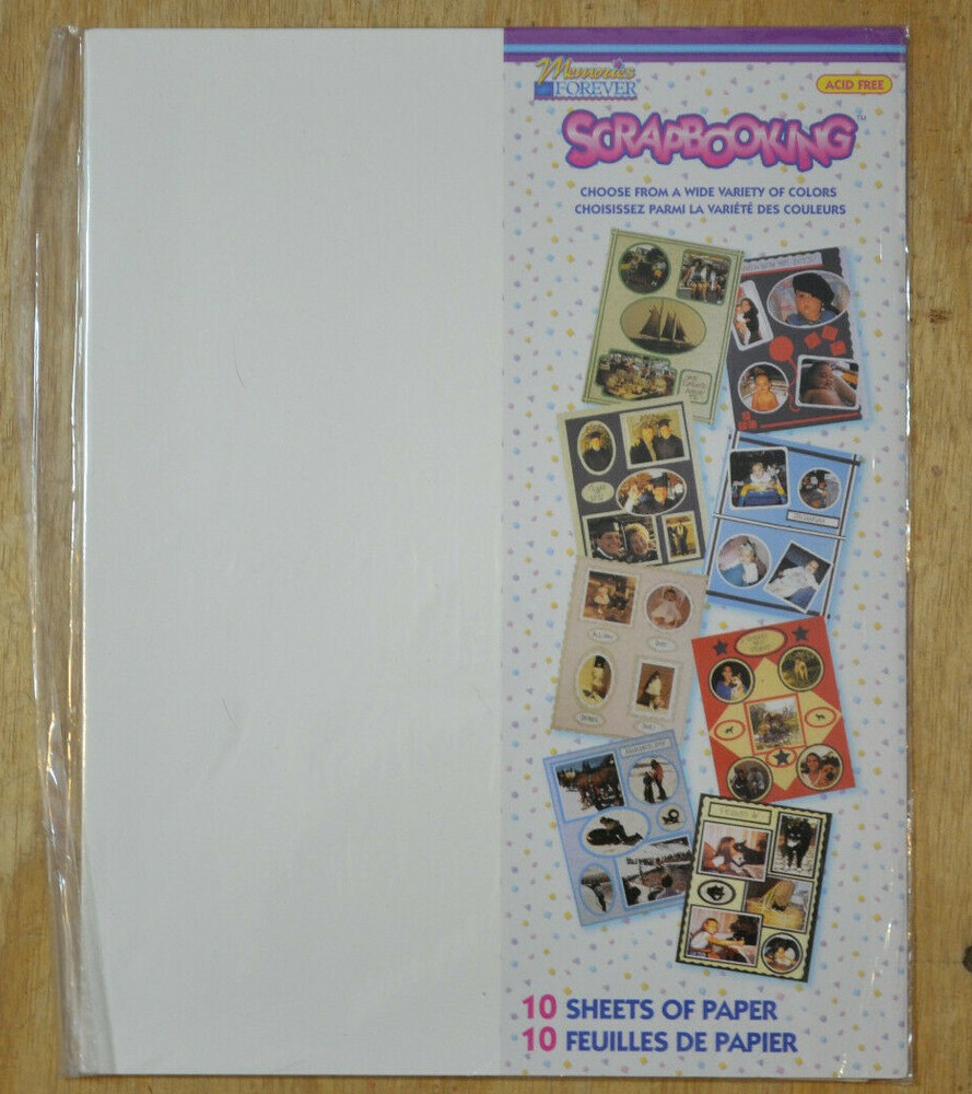Memories Forever Scrapbooking Filler Album Paper 10 Sheets Acid Free NEW-image