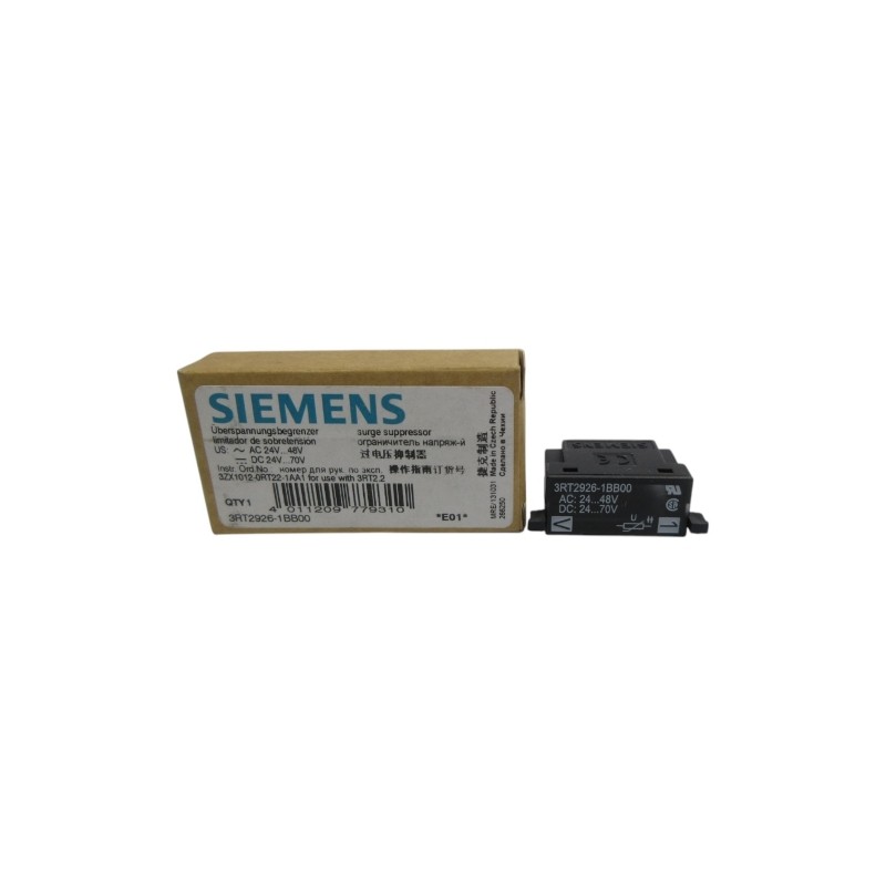 Siemens 3Rt2926-1Bb00 24-48Vac Nsmp