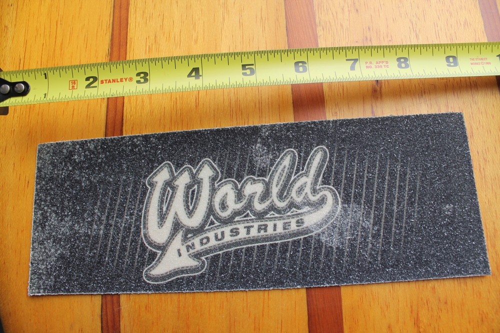 WORLD INDUSTRIES Skateboards Sports Skateboarding Roofies Grip Tape STICKER