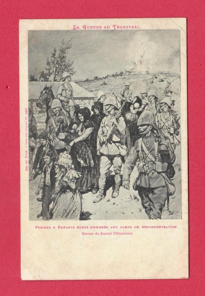 Vintage Transvaal War Soldiers Postcard No17