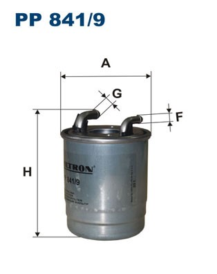 PP 841/9 FILTRON fuel filter for Mercedes-Benz