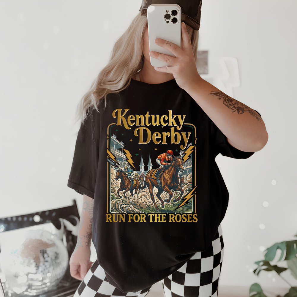 Kentucky Derby 152nd Run For The Roses Horse Racing Lover Shirt Size S-5XL