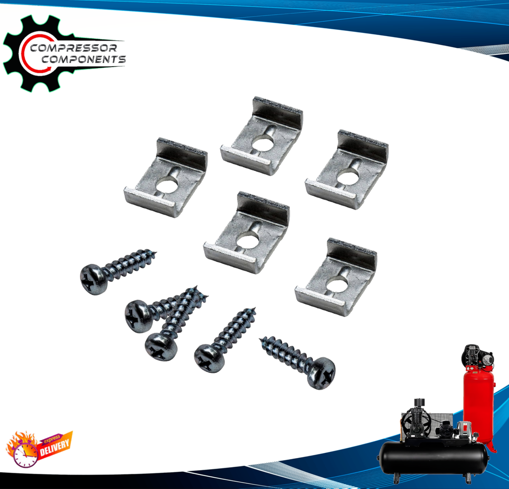 5 Pack, Honda / Briggs 22372 692179  Engine Speed Throttle Cable Casing C Clamps