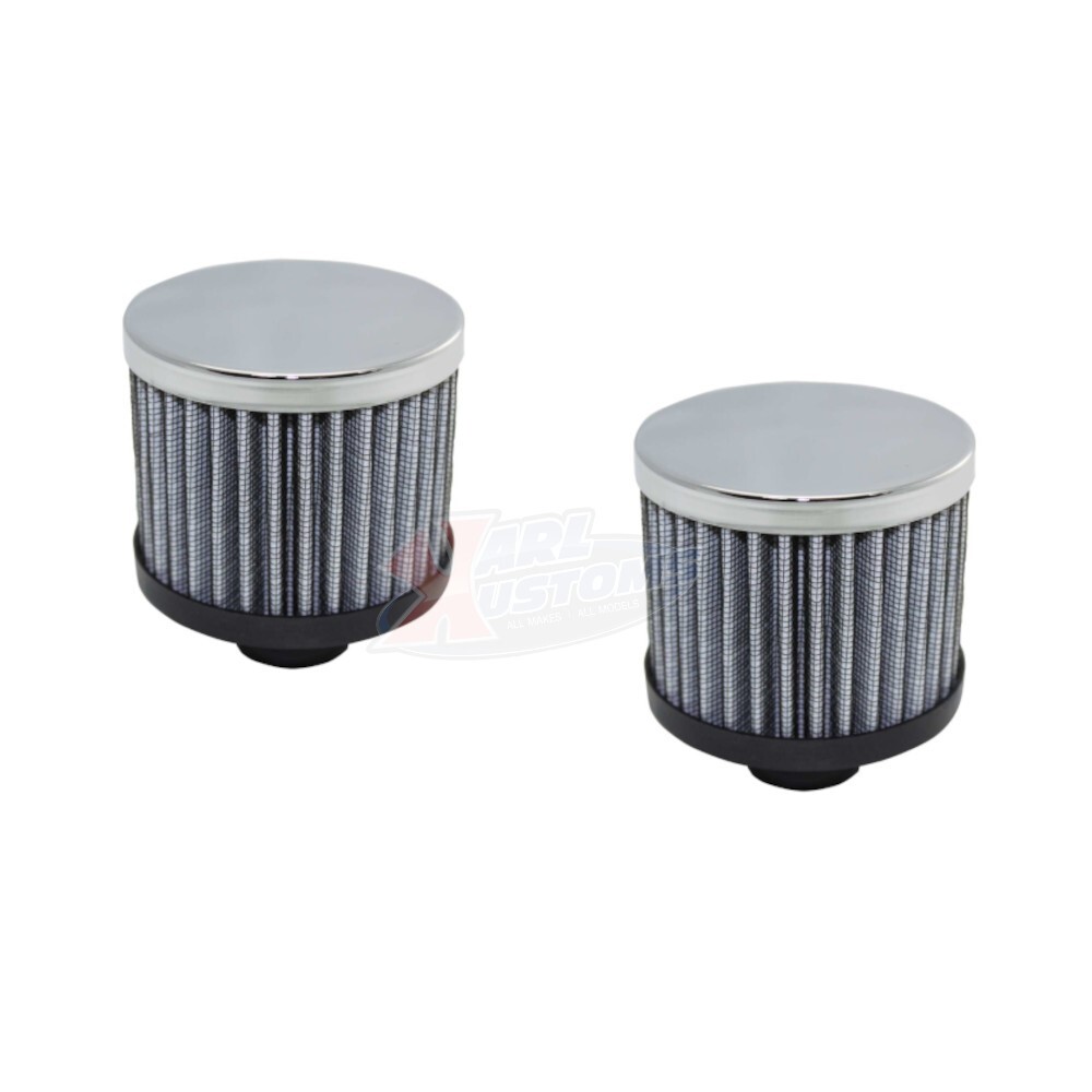 Chrome Steel Round Push-In Breather 3