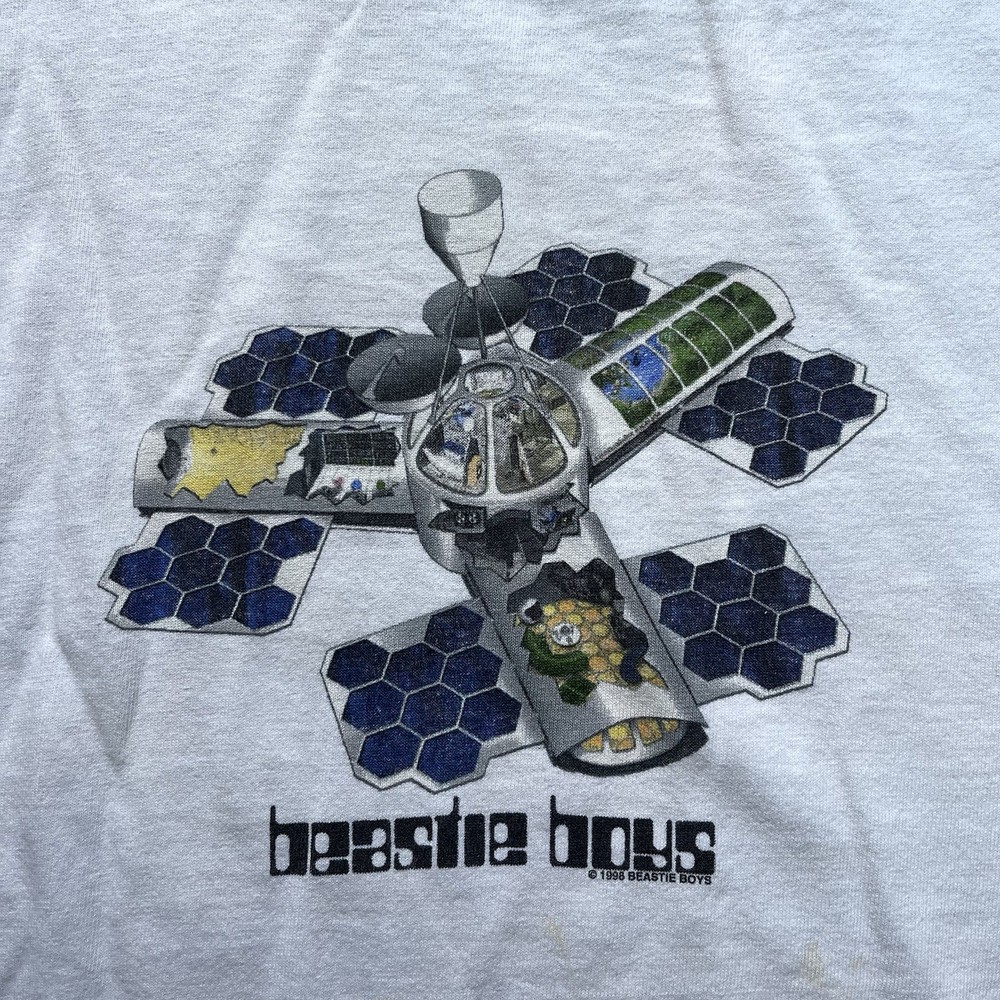 Vintage 90s Beastie Boys Hello Nasty Concert Tour Tee intergalactic USA XL Anvil