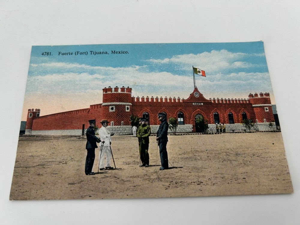 Fuerte Fort Tijuana Mexico Postcard