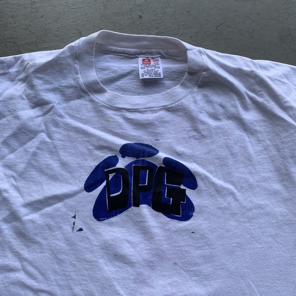 Vintage 80s 90s Homemade Bootleg Snoop Dog Death Row Single Stitch Rap Shirt XL