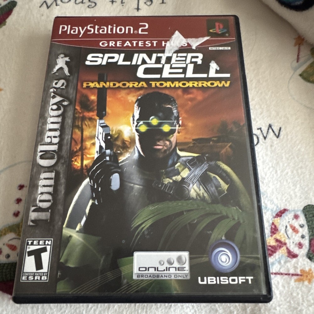 Tom Clancy's Splinter Cell: Pandora Tomorrow (Sony PlayStation 2, 2004) CIB