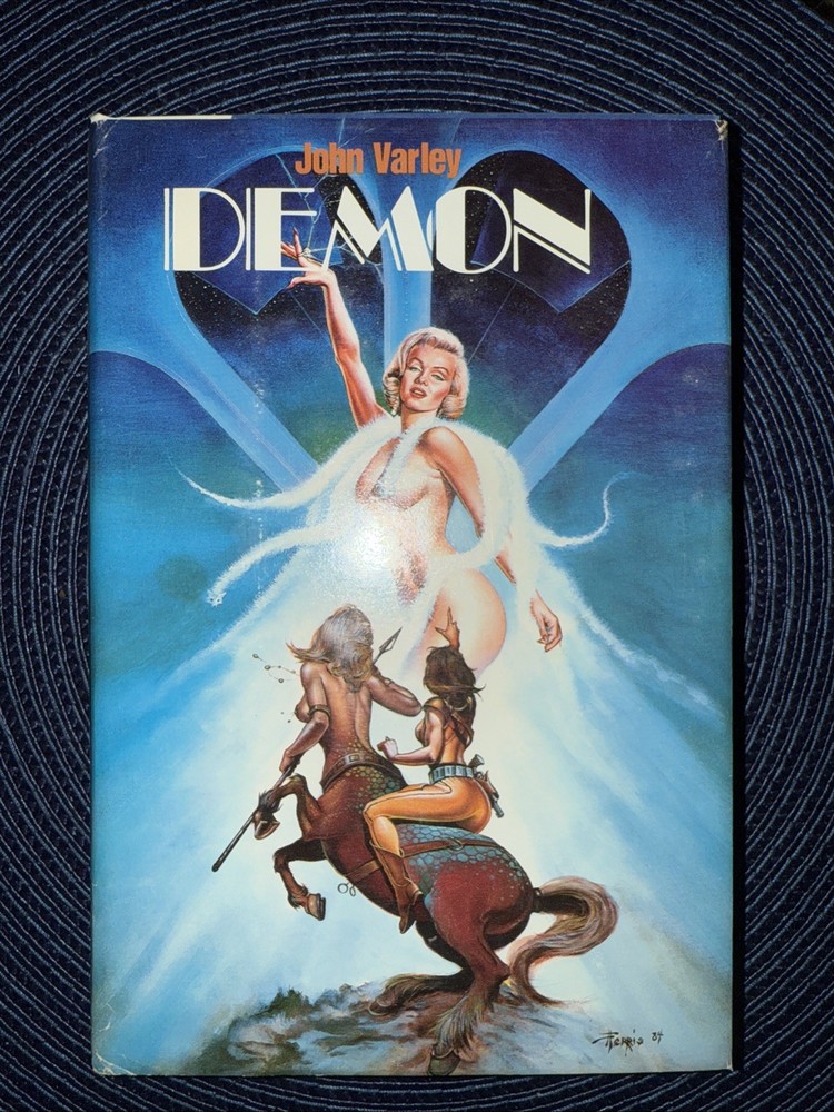 DEMON by John Varley (1984) TITAN Trilogy HC/DJ BCE Berkley Books Sci Fi