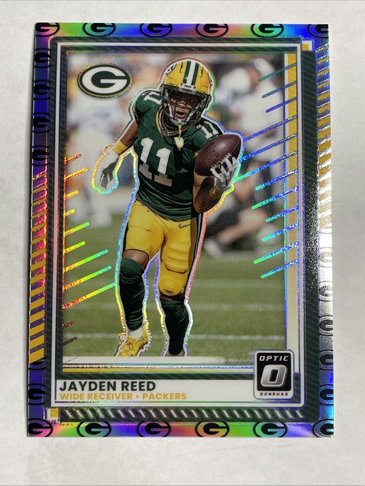 Jayden Reed /32 Packers Logo 2025 Donruss Optic SP #41