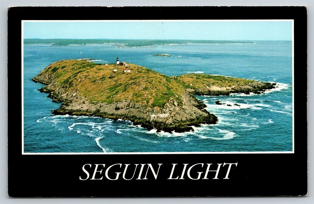 Maine Seguin Island Lighthouse ME Postcard, C5