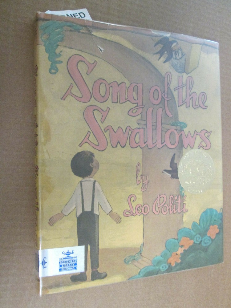 Leo Politi SONG OF THE SWALLOWS in jacket SIGNED by Politi with Art