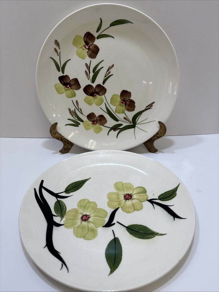 Set Of 2 Blue Ridge Southern Potteries 9.5