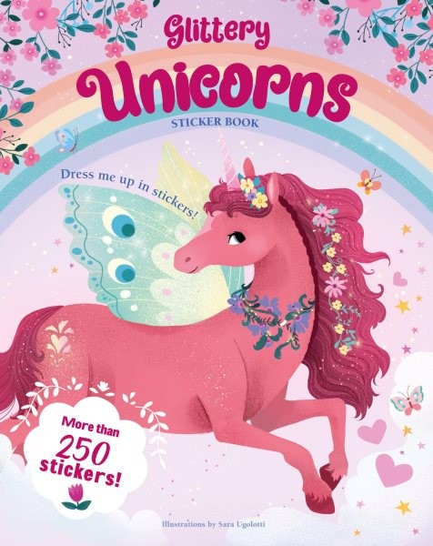 Glittery Unicorns Sticker Book, Paperback by Ugolotti, Sara (ILT), Brand New,...