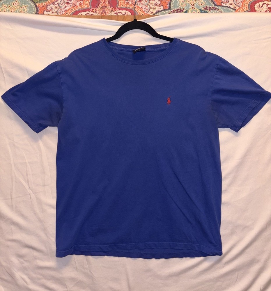 Polo By Ralph Lauren Classic Fit T-Shirt Men’s Size Medium Blue 100% Cotton