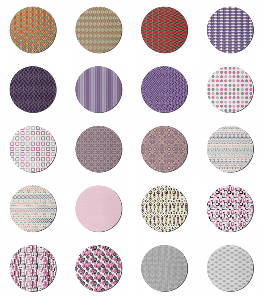 Ambesonne 8 Inch Arrow Round Rubberized Gaming Mousepad Non-Slip Modern Design