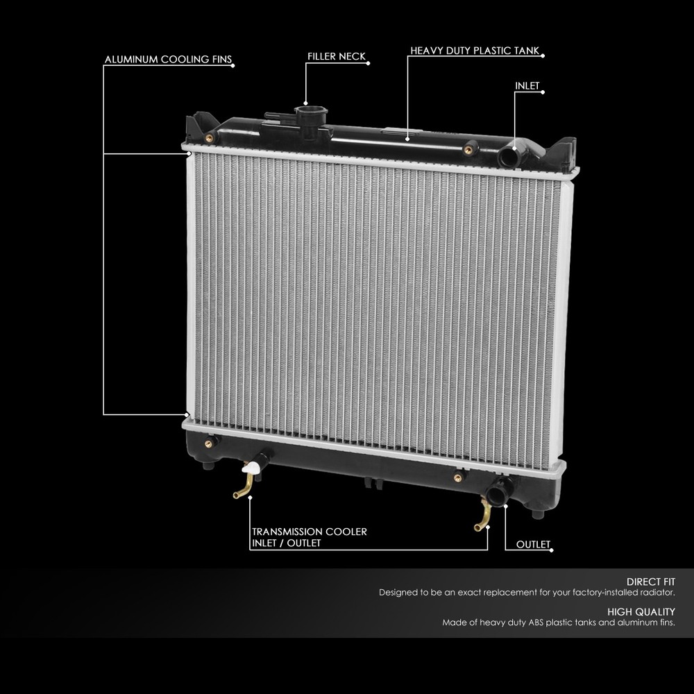 For 1989-1995 Sunrunner Tracker Sidekick AT/MT OE Style Aluminum Radiator 1118