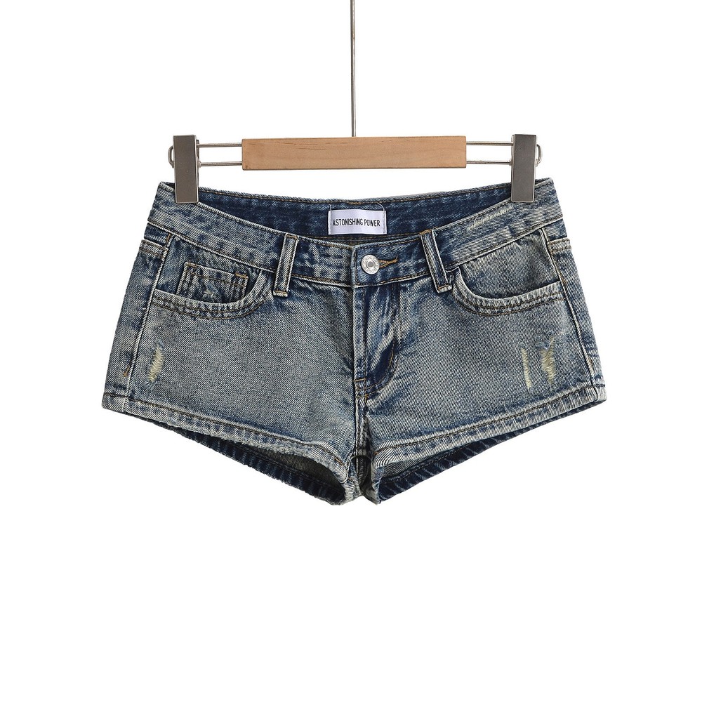 Unisex Y2K Denim Shorts Vintage Baggy Streetwear Casual Hip Hop Fashion