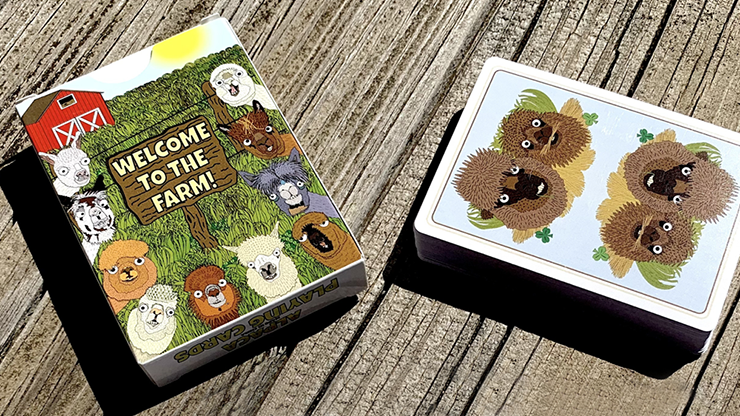 Alpaca Farm-Themed Premium Quality Playing Cards