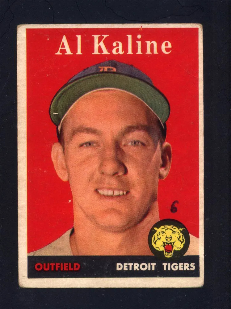 1958 Topps #70 Al Kaline Tigers (VG/EX) [MK] 012190