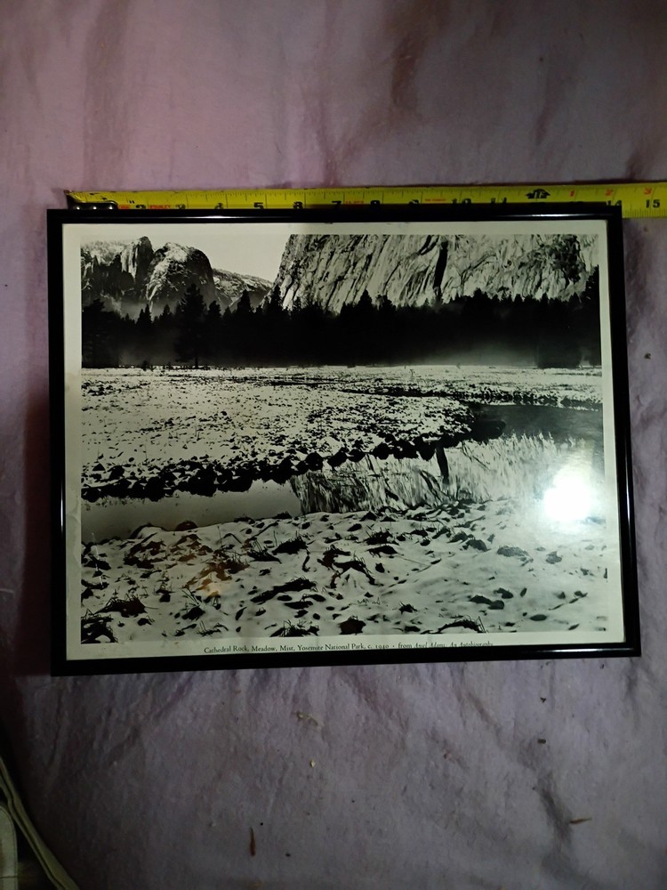 Cathedral Rock Meadow Missed Yosemite National Park 1949 From Ansel Adams