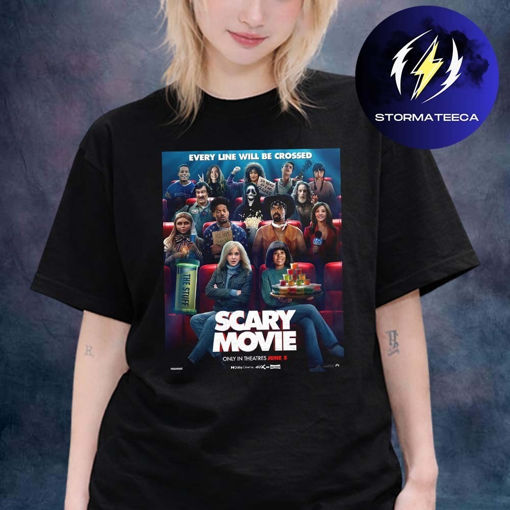 Scary Movie 6 Official Poster T-Shirt June 5 2026 Theatrical Unisex Tee