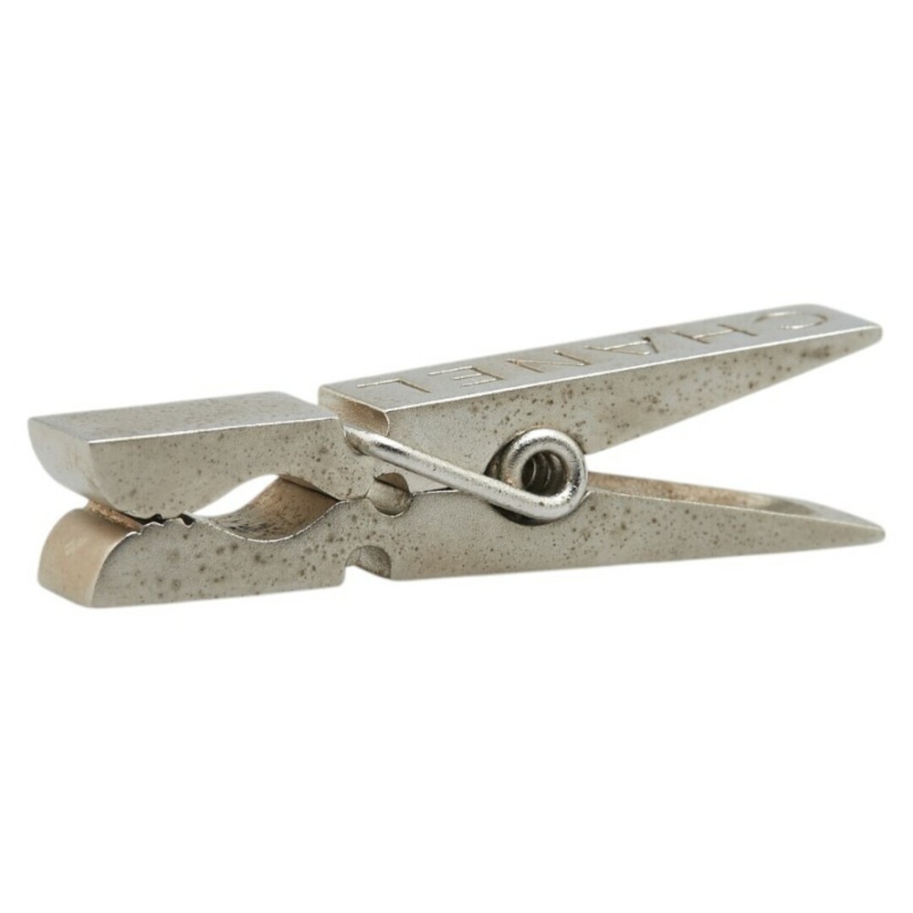 CHANEL Used Metal Money Clip for Women Free Shipping